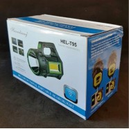 Ліхтар на акумуляторі LED, кемпінговий, HEL-T95, із сонячною панеллю, 7 режимів